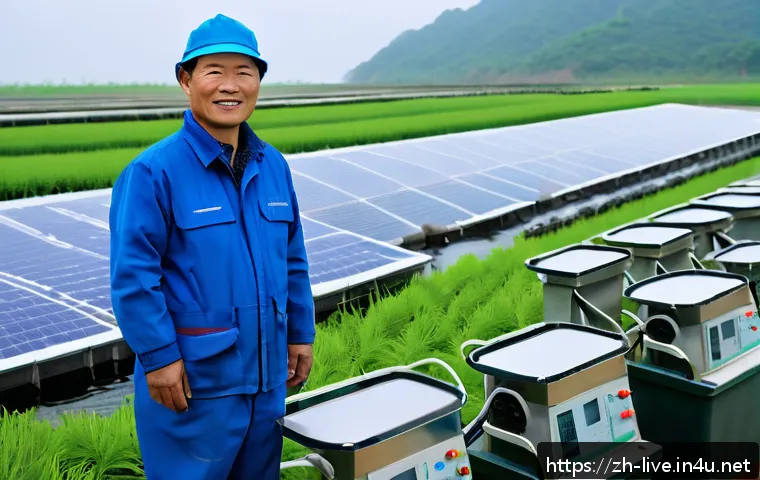 축산업 관련 블로그 운영법 - A modern aquaculture farm scene featuring a clean, well-organized fishery with rows of large tanks a...